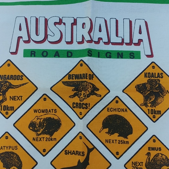 Australia Road Signs Wall Tapestry - Picture 3 of 4